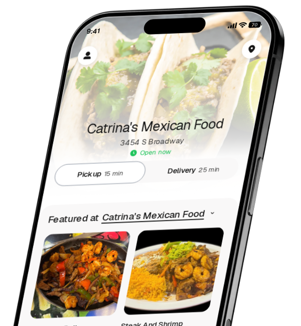 Catrina's Mexican Food app preview