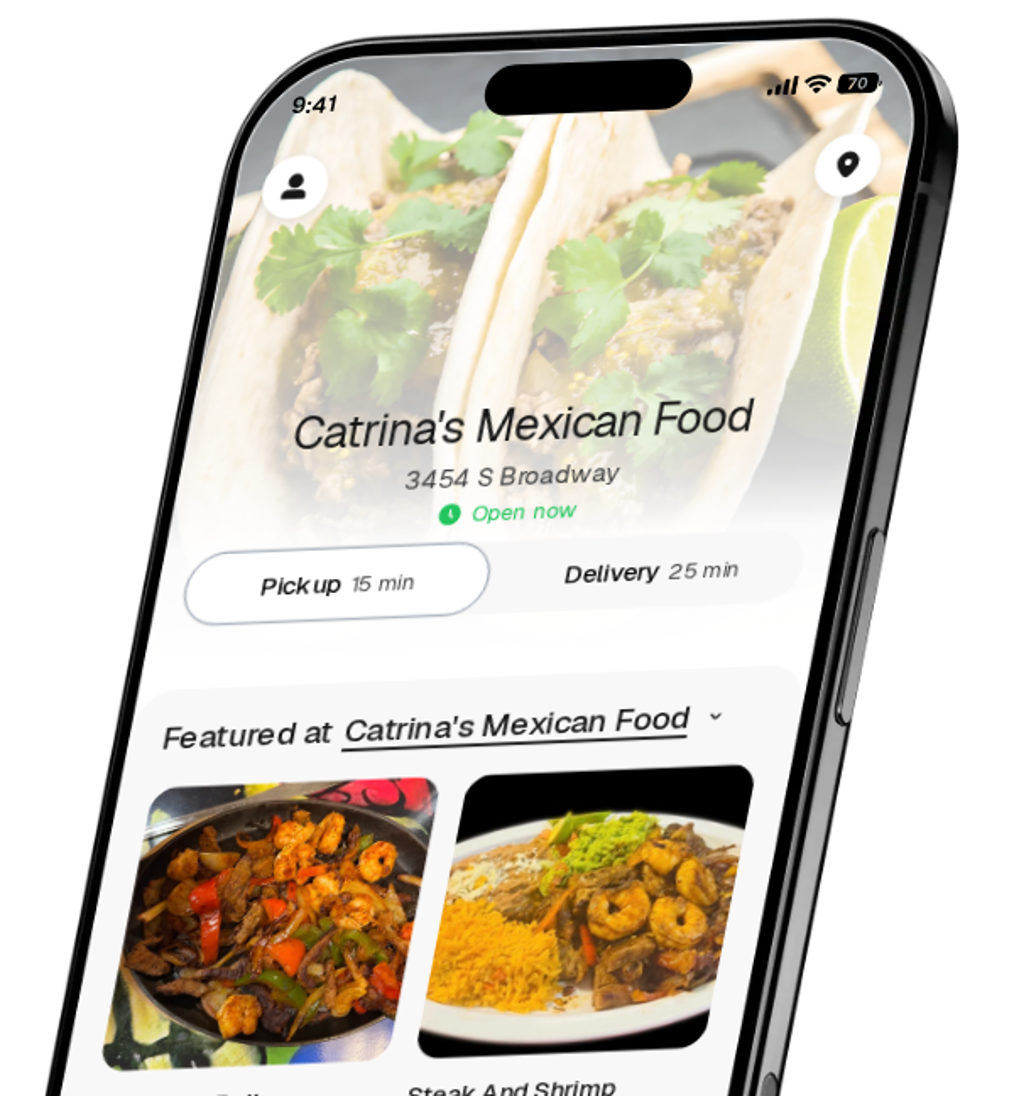 Catrina's Mexican Food app preview