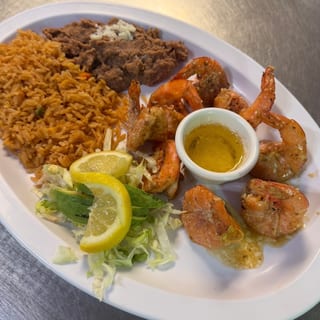 Camarones Al Mojo De Ajo