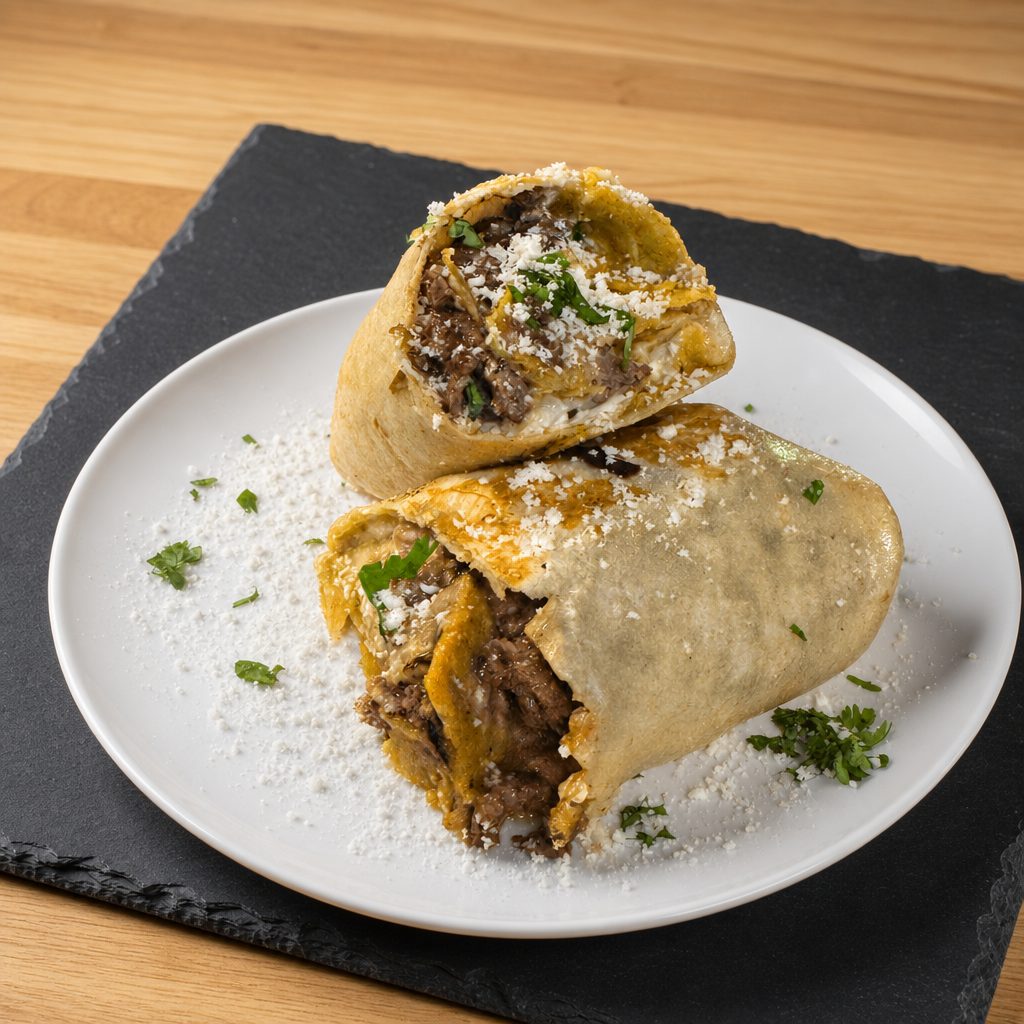Chilaquiles burrito.
