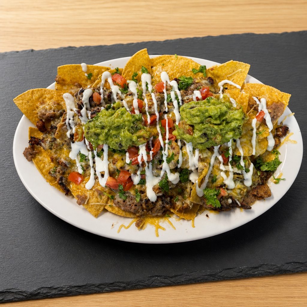 Steak nachos.
