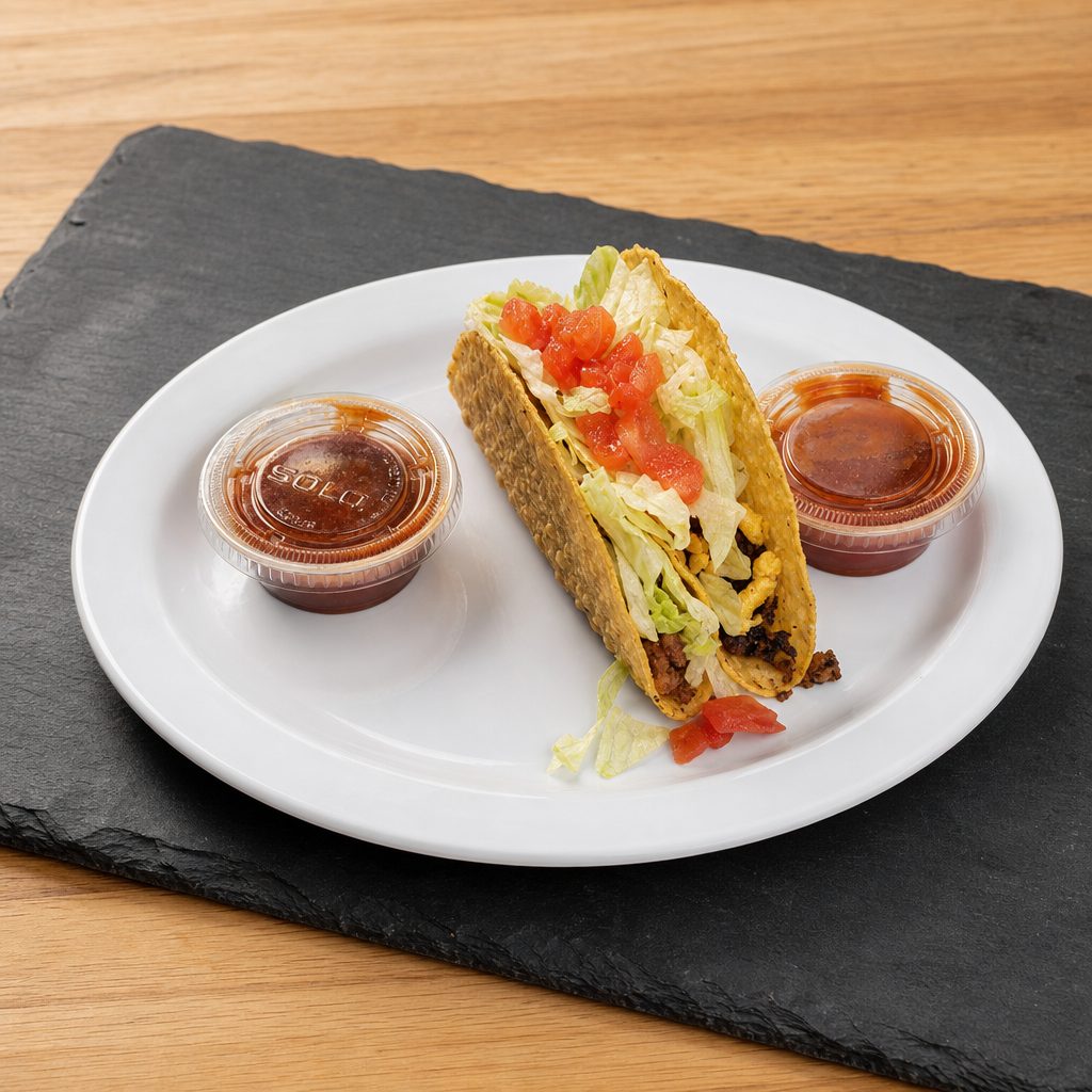 Hard Chicken Taco.