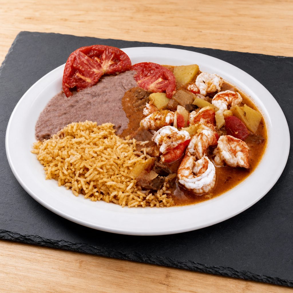 Camarones rancheros.