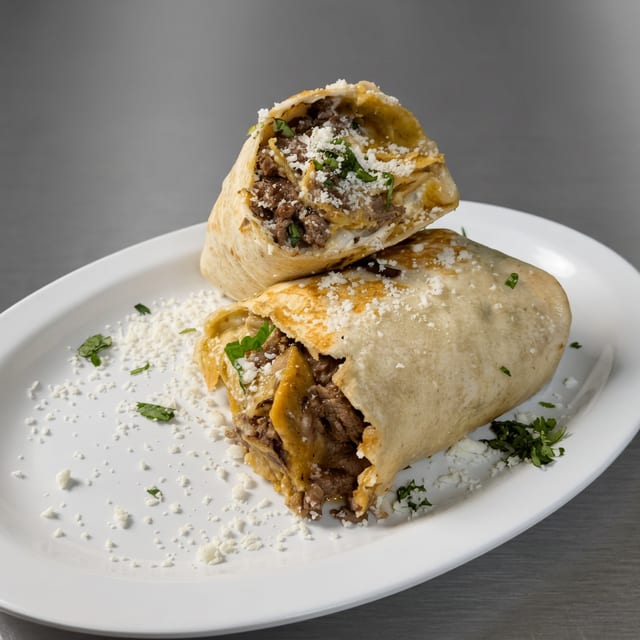 Chilaquiles burrito.