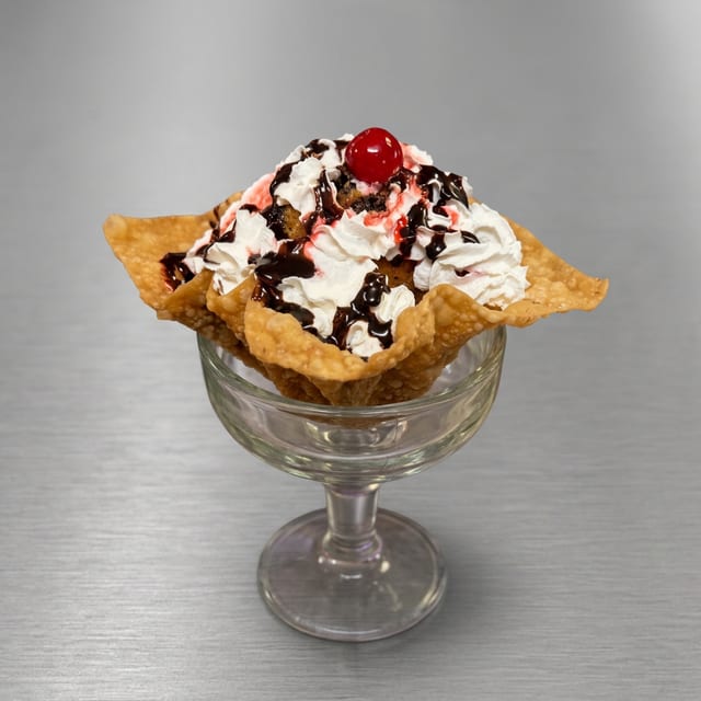 Fried ice cream.
