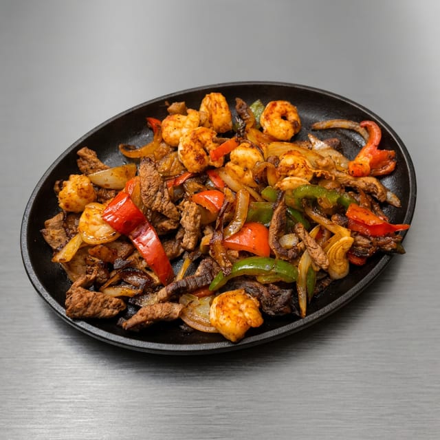 Fajitas de pollo.