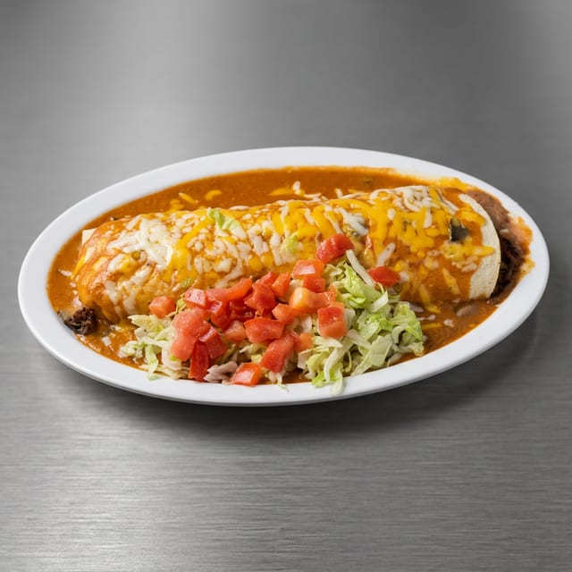Asada deluxe burrito.